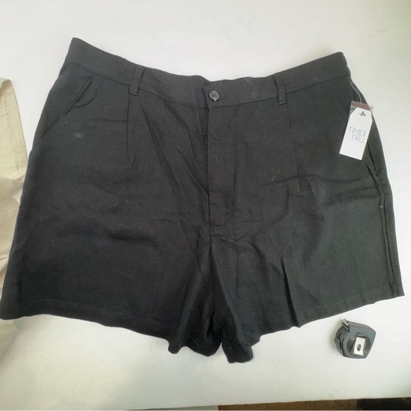 Time and Tru woman’s linen blend trouser short bundle size XL - Picture 13 of 15